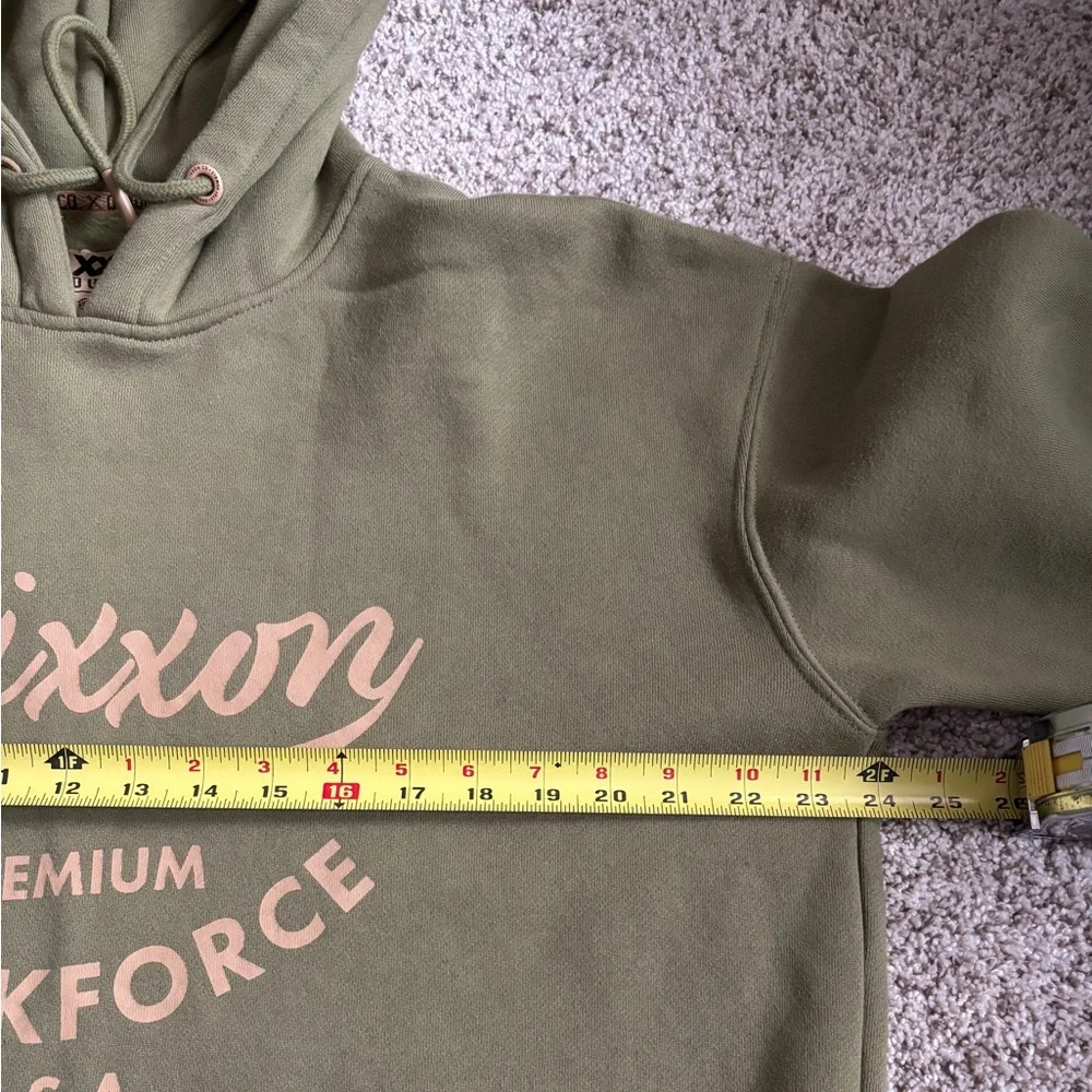 Dixxon Flannel Co.‎ Premium Workforce Fleece Pullover Hoodie Olive Green Medium - Picture 8 of 9